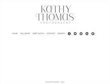 Tablet Screenshot of kathythomas.com